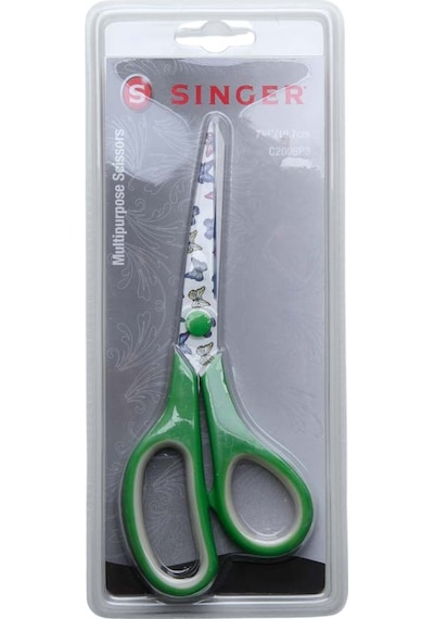 Singer Çok Amaçlı Renkli Saplı Makas Yeşil C2008P3 Singer Çok Amaçlı Renkli Saplı Makas Yeşil C2008P3