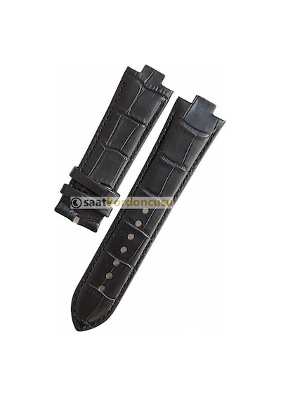 Gc Y24006g7 Uyumlu Siyah Deri Kordon