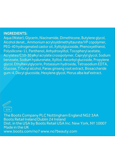 No7 Hydraluminous+ Nemlendirici Yüz Jeli 50ml