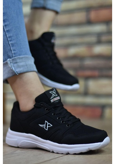 Xstep Unisex Siyah Spor Ayakkabı 020-m 020-m Siyah Beyaz