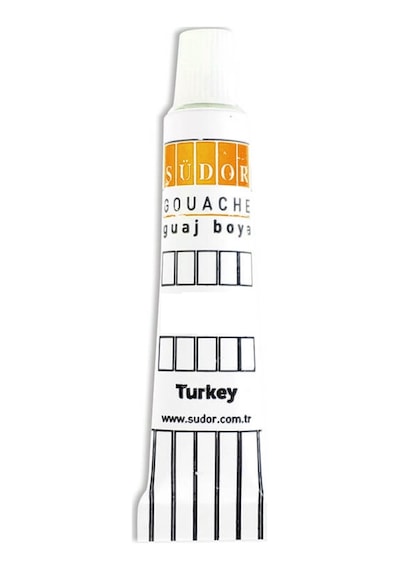 Südor Guaj Boya Turuncu Tüp Küçük - 4 Adet Turuncu