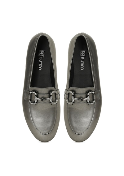 Butigo 25s-701 5fx Kursun Kadın Loafer 000000000101983240 Gri