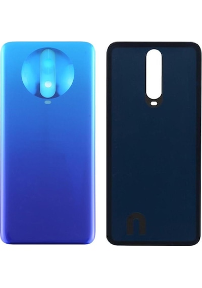 Xiaomi Poco X2 Arka Pil Batarya Kapağı Cam MZB9011IN Mavi