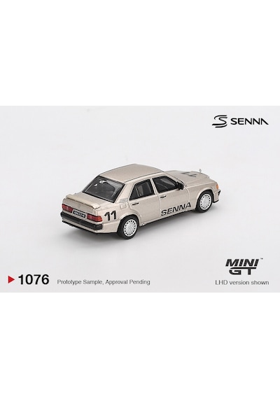 Mini Gt 1:64 Mercedes-benz 190e 2.3-16 11 Ayrton Senna Nürburgring 1984 Figürlü Model Araba Gri