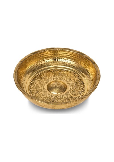Lenabakır Bakır Hamam Tası Çok Renkli