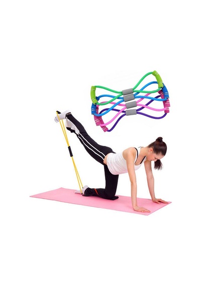 Pilates Direnç Lastiği Egzersiz İpi Elastik Pilates Halatı Yoga İp
