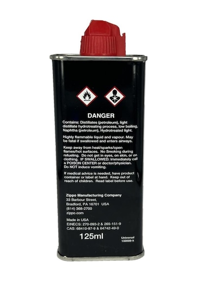 Zippo Benzinli Çakmak Gazı 125 Ml Metal