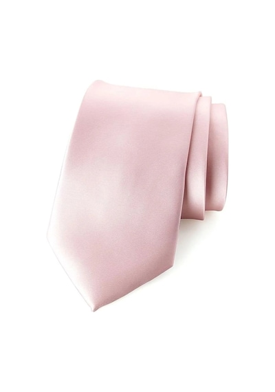 Tezzgelsin Erkek Saten Kravat ve Mendil Set Pembe