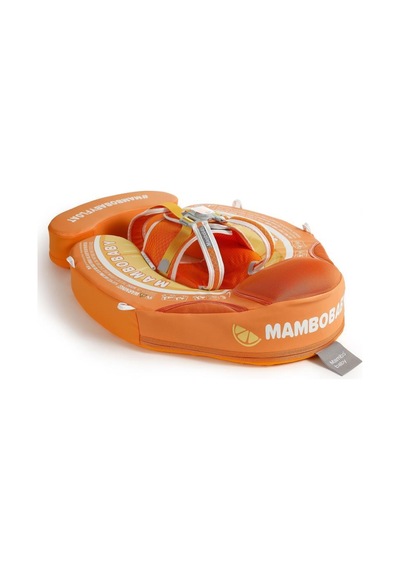 Mambobaby Yüzme Simidi - Orange, Emniyetli, Gölgelikli Ve Ayak Destekli