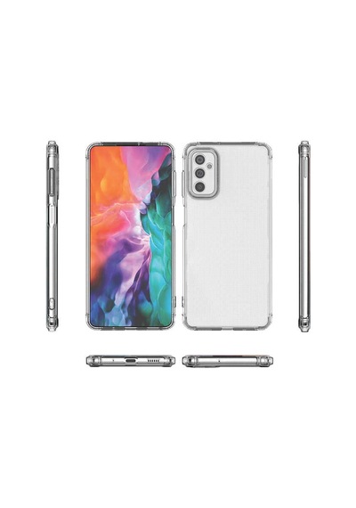 Samsung Uyumlu Galaxy A04S Kilif Köse Korumali Seffaf Silikon Kapak 484422008