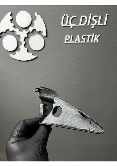 W124 İç Üçgen Dikis Ayna Kapakları Set 3d Baskı Siyah 1 Set