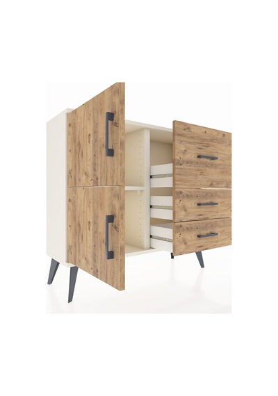 Arges Şifonyer Tek Raflı 3 Çekmeceli 2 Kapaklı 88x30x80 Aytaşı-çam Çam Arges Şifonyer Tek Raflı 3 Çekmeceli 2 Kapaklı 88x30x80 Aytaşı-çam Çam