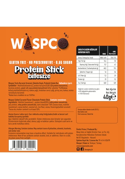Protein Stick Bite Size - Karma Paket 40 Gr X 12 Adet