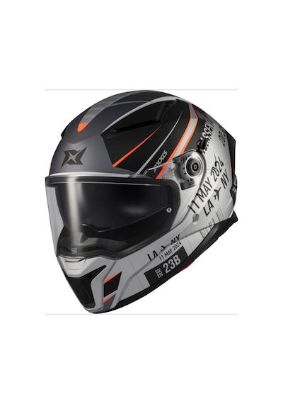 Axxis Panther Passenger Mat A1 Full Face Güneş Vizörlü Ece 22.06R Motosiklet Kaskı Gri