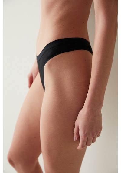 Penti Fresh Basic Siyah Tanga Külot Siyah