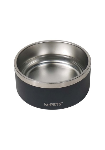 10530699 M-pets Eskımo Çift Cidarlı Mama Kabı 2l Black