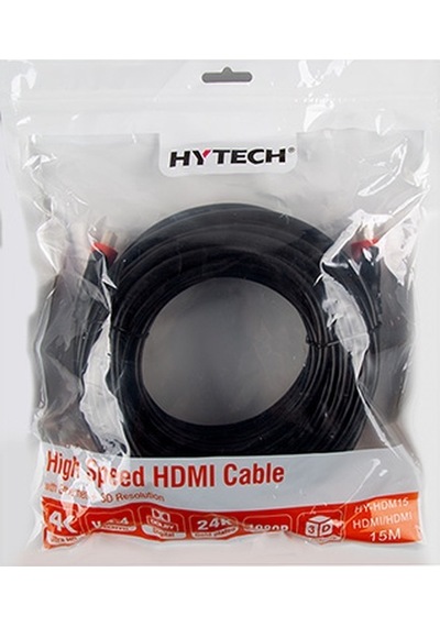 Hytech Hy-Hdm15 Hdmi To Hdmi 15M Altın Uçlu 24K 1.4 Ver. 3D Kablo