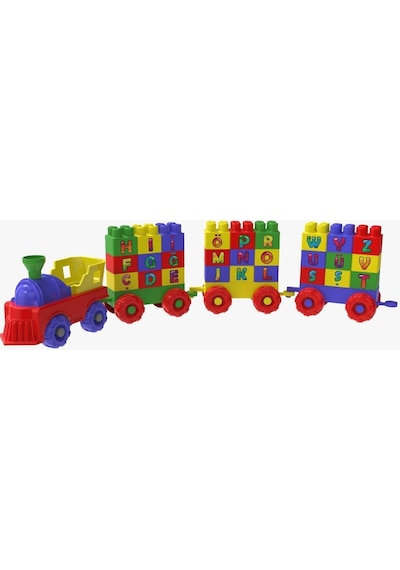 Eğlenirken Öğreten Alfabe Tren Blocks Set - 52 Parça