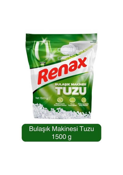 Renax Bulaşık Makinesi Tuzu 1500 G 24'li Paket