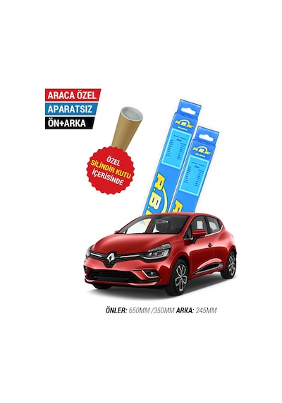Rbw Renault Clio 4 Ön Arka Silecek Takımı 2012-2020
