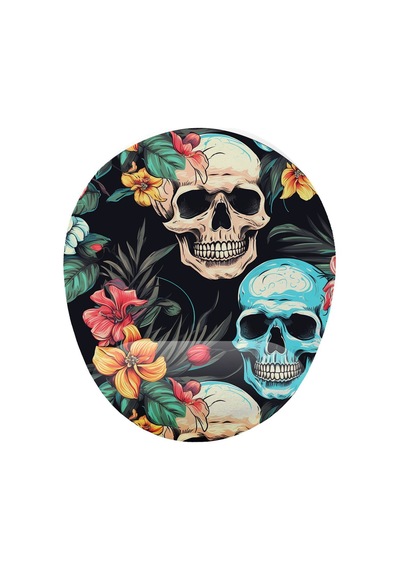 Kuru Kafa Çiçek Bilek Destekli Mouse Pad