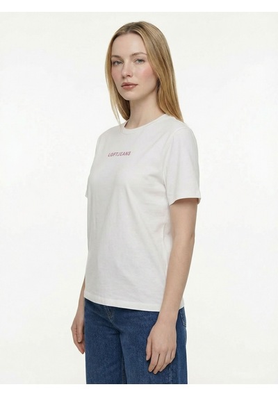 LOFT Regular Fit Kadın Tshirt K.kol Lf2042208 Q1.v1 Beyaz