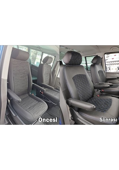Volkswagen Caravelle 8+1 Araca Özel Oto Koltuk Kılıfı (487247892)