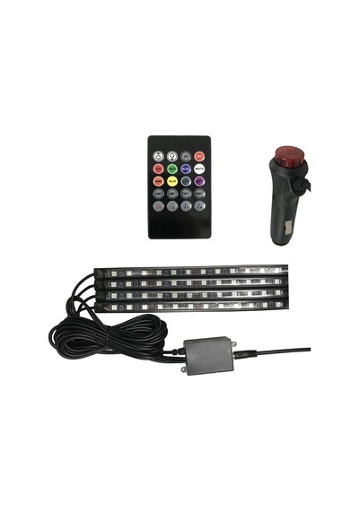 12 Ledli Ayak Altı Led Lamba Sese Ve Müziğe Duyarlı Led (505981720)