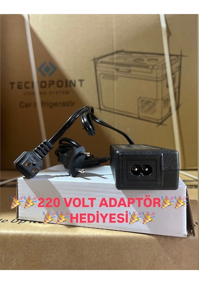 220 Volt Adaptör 40lt Tek Bölmeli Yeni Nesil Araç Oto Buzdolabı Aym Seri