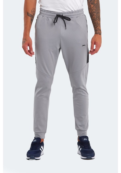 Slazenger Regıon In Erkek Fermuar Cepli Gri Eşofman Altı Gri