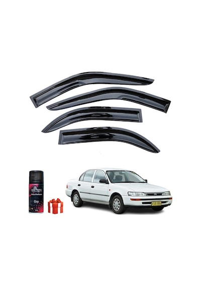 Corolla Uyumlu Mügen Cam Rüzgarlığı 1993-1998 Arası 4 Lü Takım+koku