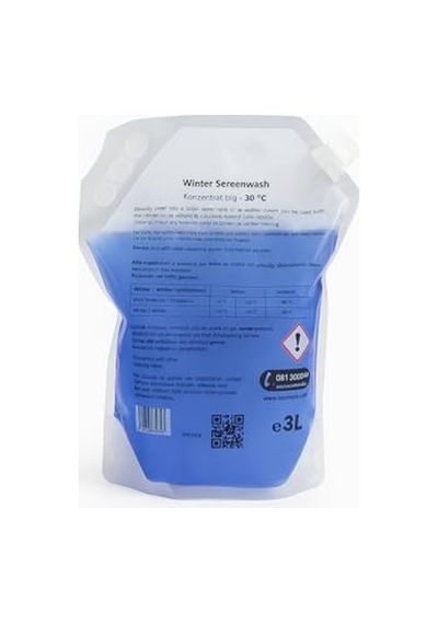 Kışlık Cam Suyu -30 Winter Screenwash Concentrate Cam Suyu 3 Litre Açık Gri