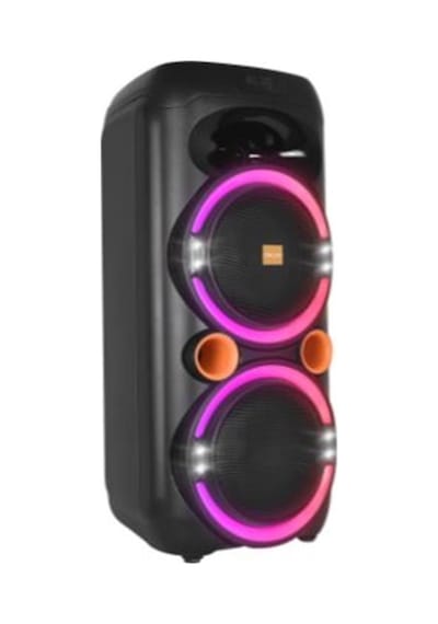 Mikado Md-79kp 30w Işıklı Siyah 1 Uhf Uv Mikrofonlu Usb-bt-tf-tws-aux Type-c Şarjlı Hoparlör