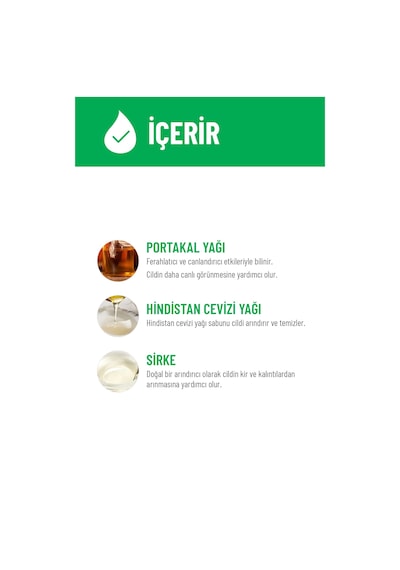 Siveno %100 Doğal Sıvı Kastil Sabun Portakal Yağlı Tazeleyici Nemlendirici Bitkisel Vegan 300 ML