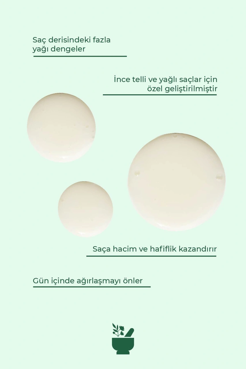 Cosmed İnce Telli ve Yağlı Saçlar için Sülfatsız Kil İçeren Şampuan - Balancing Clay Shampoo - 400 ml