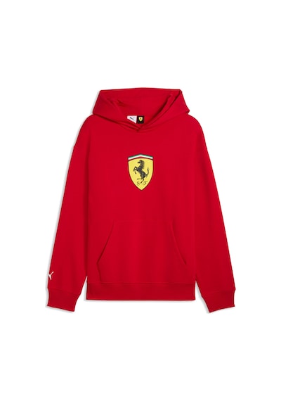 Puma Scuderıa Ferrarı Shıeld Erkek Kapüşonlu Sweatshırt 635315 02 Kırmızı