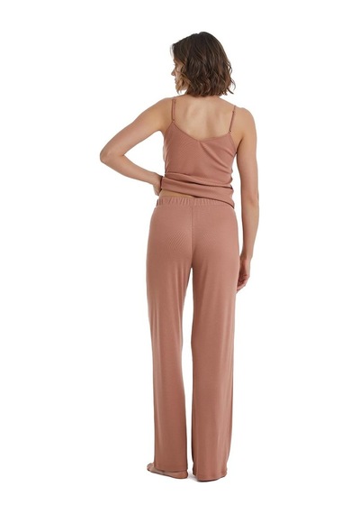 Blackspade Kadın İnce Askılı Kahverengi Pijama Takımı C0t4n3o15- 001