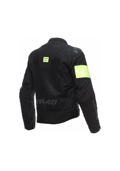 Dainese Daınese/vr46 Wetlap Aır D-dry Jacket Black/fluo-yellow