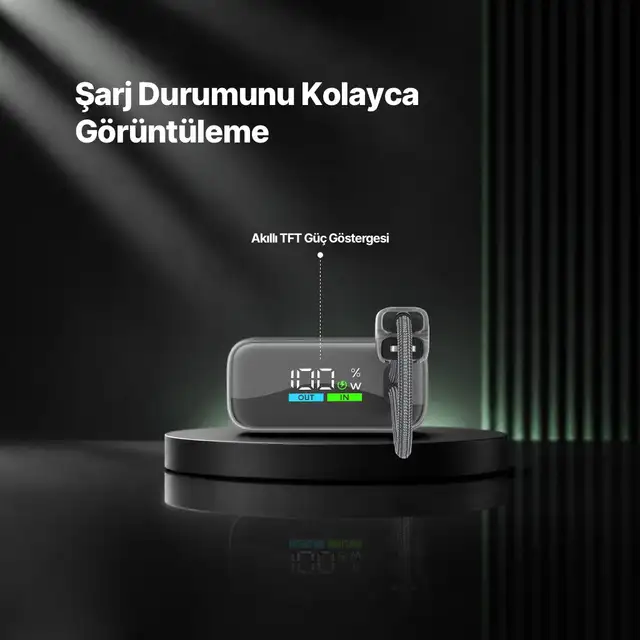 2bb278ug Ttec Recharger Pro Tft 10.000mah Pd 20w Usb-c Ve Lightning Dahili Kablolu Taşınabilir Hızlı Şarj Aleti / Powerbank 2bb278 Gri 2bb278ug Ttec Recharger Pro Tft 10.000mah Pd 20w Usb-c Ve Lightning Dahili Kablolu Taşınabilir Hızlı Şarj Aleti / Powerbank 2bb278 Gri
