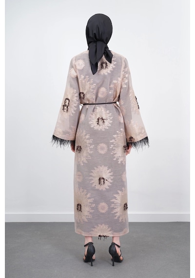 Pureva Kimono Takım 3'lü - Bej