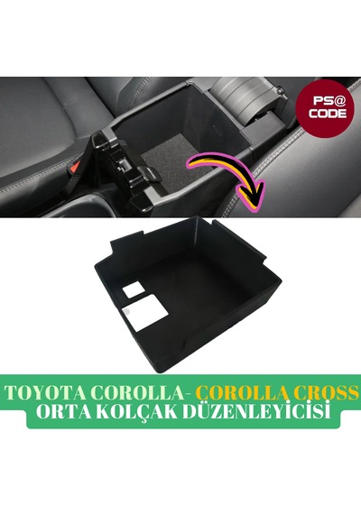 Toyota Corolla Ve Toyota Cross 2019- 2025 İle Uyumlu Orta Kolçak