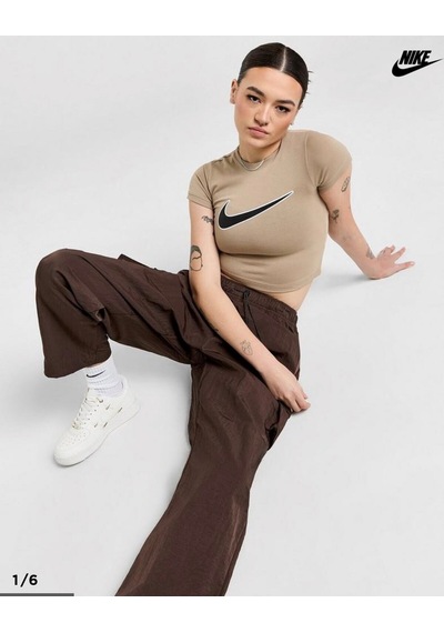 Nsw Tee Kadın Tişört Fv5310-247 Krem