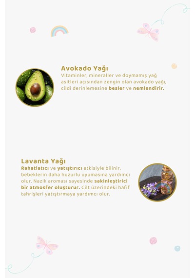 Organik Vegan Bebek Masaj Yağı Hassas Ciltler İçin Doğal Bakım 150 Ml
