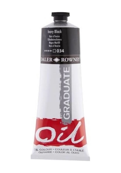 Graduate 200 ML Yağlı Boya 034 Ivory Black
