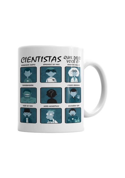 Cientistas Kupa Bardak Porselen No31195 Karışık