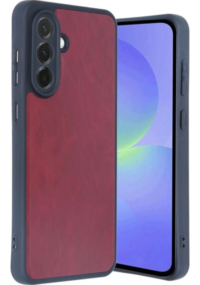 Samsung Galaxy A56 Kılıf Aras Deri Kapak - Bordo