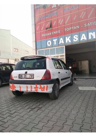 Renault Clio 2 Hb Arka Tampon Eki