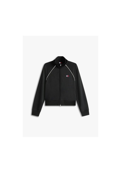 Tommy Hilfiger Tjw Amblemli Eşofman Üstü Kadın Siyah Sweatshirt Dw0dw21930bds-12812 Siyah