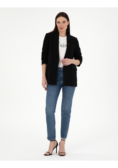 Pierre Cardin Kadın Siyah Ceket 50299891-vr046 Siyah