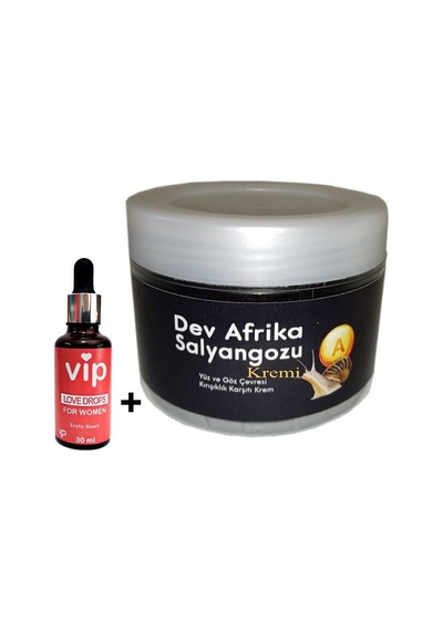 Giant Yaşlanmakarşıtı Dev Afrikasalyangozu Kremi 100 Ml + Vip Bayan Afrodizyakdamla